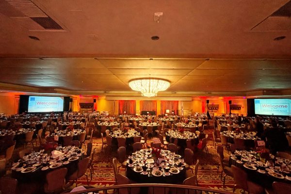 Gala w/ Red & Orange Lighting