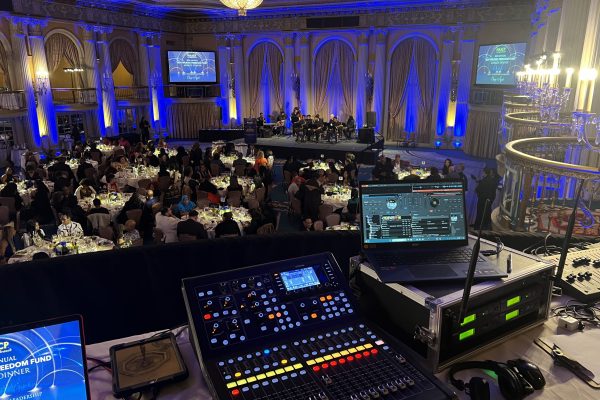Crystal Ballroom Tech Table View